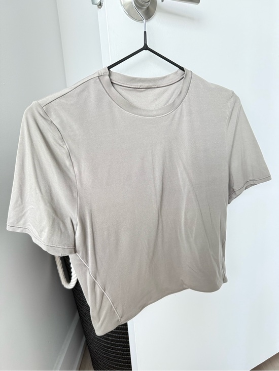 lululemon athletica Tops - Wundermost Ultra-Soft Nulu Crewneck
Cropped T-Shirt